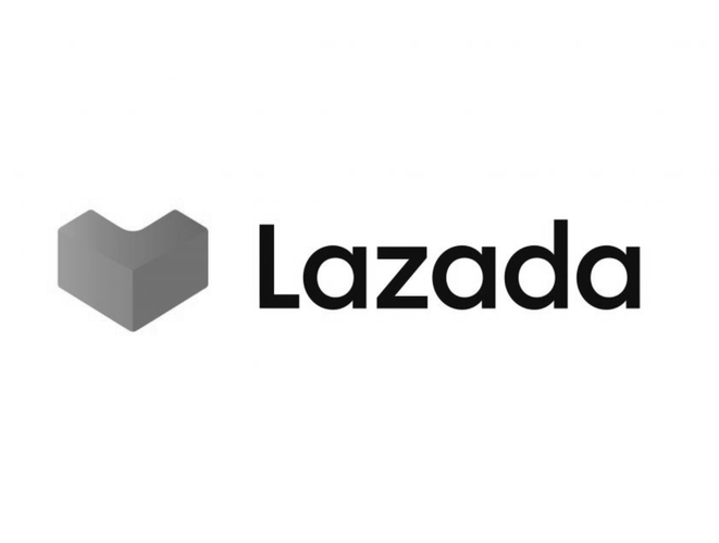 Lazada logo greyscale
