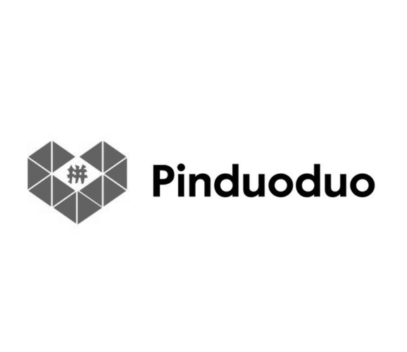 Pinduoduo logo greyscale