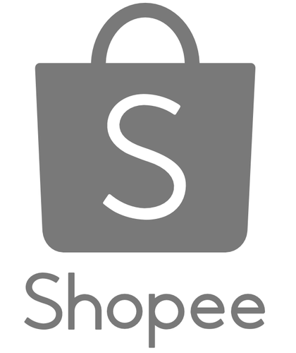 Shopee logo greyscale