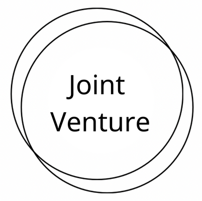 Joint Venture in Asia circles graphic