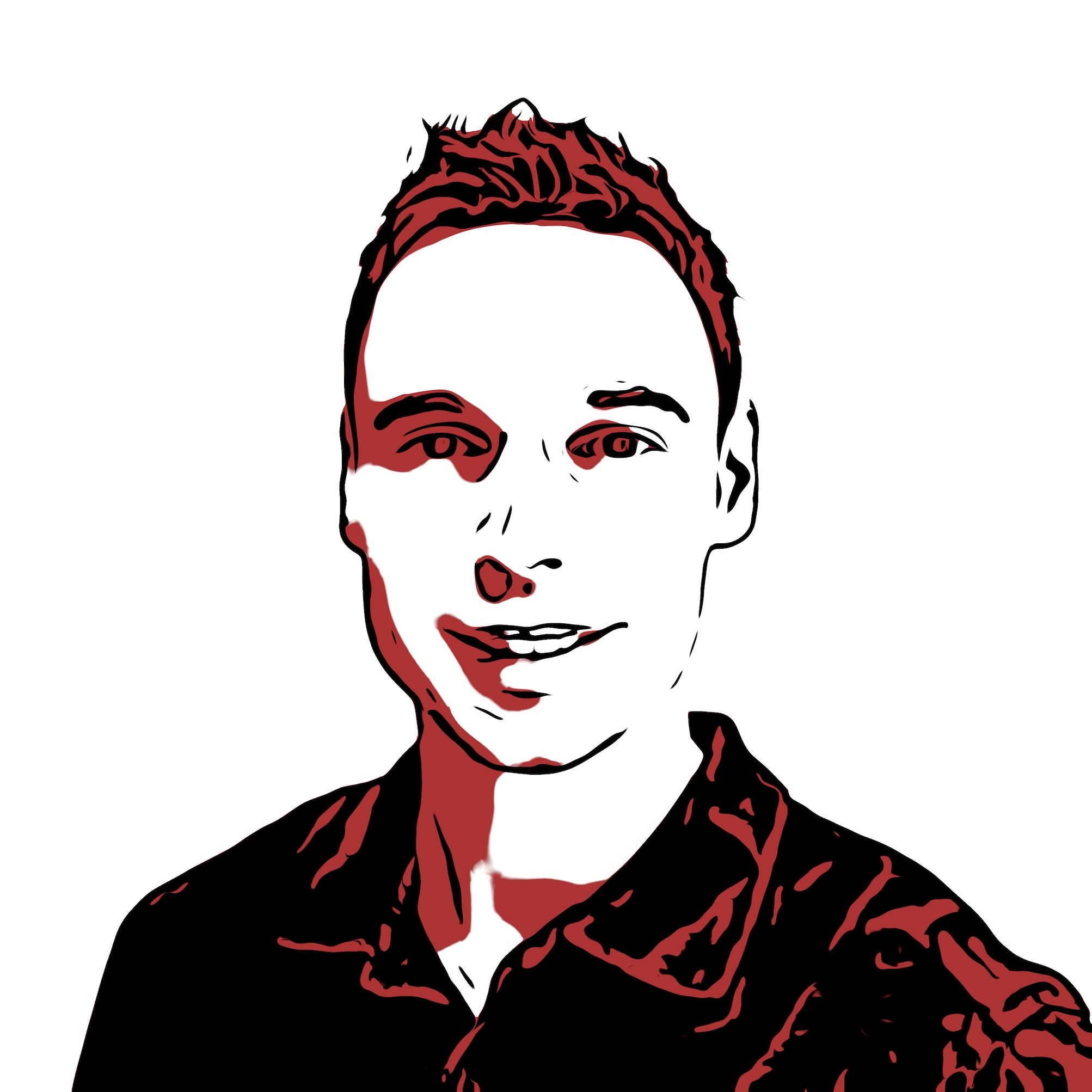 Seb headshot red version